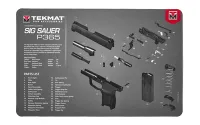 TekMat TEKMAT PISTOL GUN CLEANING MAT FOR SIG SAUER P365 GRAY