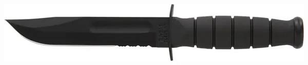 KA-BAR SHORT KA-BAR 5.25" SERR W/PLASTIC...