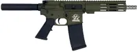GLFA AR15 PISTOL .223 WYLDE 7.5" STAINLESS BBL OD GREEN