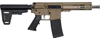 GLFA AR15 PISTOL W/BRACE 223 WYLDE 7.5" SS FLAT DARK EARTH