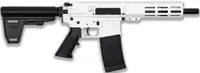GLFA AR15 PISTOL W/BRACE 223 WYLDE 7.5" BBL NITRIDE WHITE