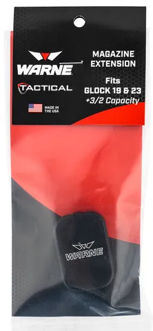 Warne Magazine Ext,Glock 19/23 +3/9mm,2/...
