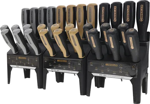 WHEELER DRIVER SET 30 PIECE HEX KEY/TORX...