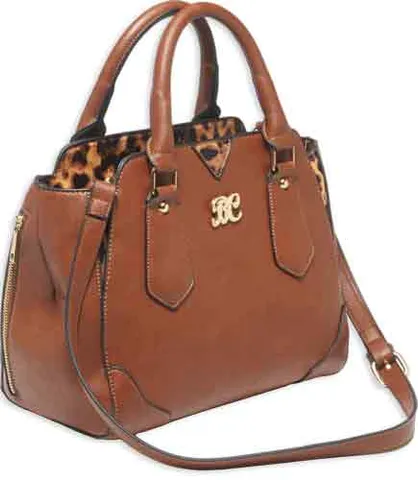 Bulldog ConCarry Purse Satchel Chestnut ...