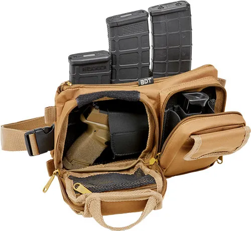 BULLDOG DLX SATCHEL GO BAG TAN