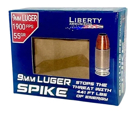 LIBERTY AMMUNITION SPIKE 9MM 55GRAIN LA-...