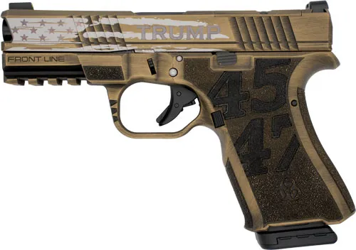 BLACK RAIN FRONTLINE 9MM PISTOL TRUMP CU...