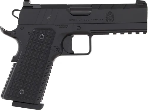 Springfield Armory Emissary 4.25in 9mm 9rd Black Cerakote 1911 Pistol