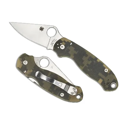Spyderco LSPYDERCO PARA3 G10 CAMO PLAINE...