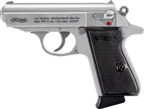 Walther PPK/S .32 ACP 3.3in 8rd Stainles...