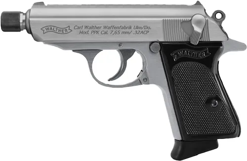 Walther PPK .32 ACP 3.3in 6+1 Stainless ...