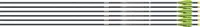 EASTON 4MM EMJ MATCH GRADE 340 6-PACK W/ 3" AAE HYBRID VANES