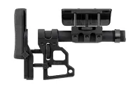 MDT SKELETON CARBINE STOCK WITH CHEEK RISER 9.75IN BLACK