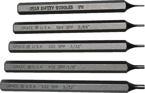 GRACE USA STARTER SHORT PIN PUNCH SET ST...