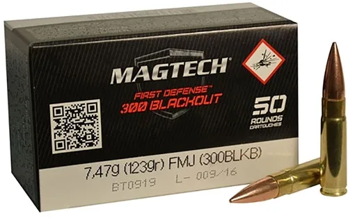Magtech Ammunition 300BLK 123GR FMJ MAGT...