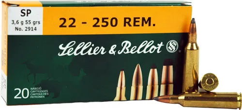 Sellier & Bellot 22-250 REMINGTON 55GR S...