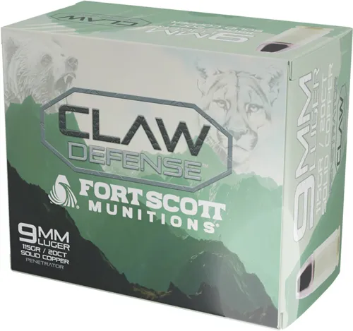 FORT SCOTT 9MM LUGER 115GR CLAW DEFENSE ...