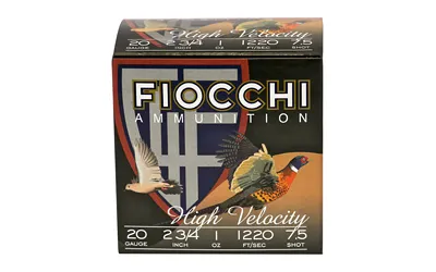 Fiocchi 20GA 2-3/4'' 1OZ #7.5 25/BOX