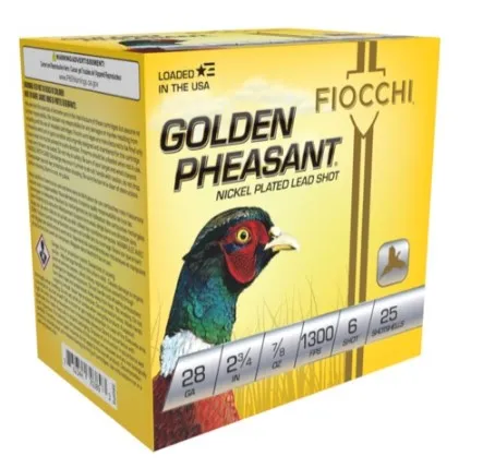 GOLDEN PHEASANT 28GA 2-3/4'' 7/8OZ #6 NI...