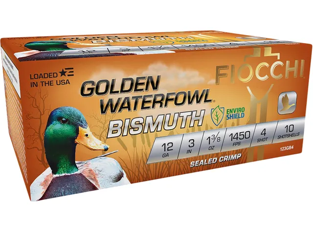 FIOCCHI GOLDEN BISMUTH 12GA. 3" 1450FPS....