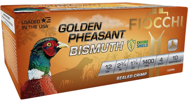 FIOCCHI GOLDEN PHEASANT 12GA. 2.75" 1400...