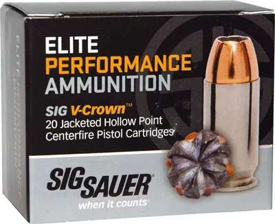 Sig Sauer Elite Performance V-Crown JHP ...