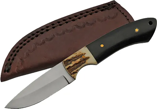 SZCO RITE EDGE 7" STAG HORN HUNTING KNIF...