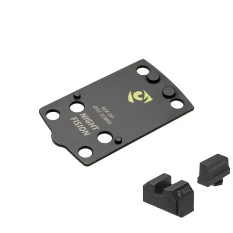 NIGHT FISION OPTIC PLATE & BLANK SIGHTS EPS CARRY 43X MOS