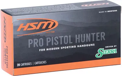 HSM AMMO PRO PISTOL .44 MAG 240GR SIERRA JHC 20-PACK