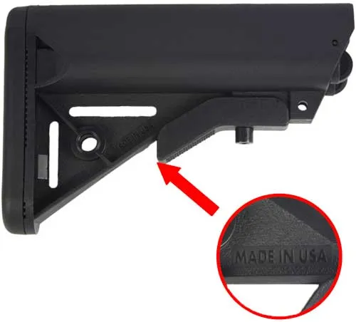 JE MILSPEC SOPMOD STOCK BLACK