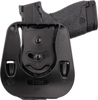 1791 GUNLEATHER Tactical Paddle Holster OWB SHLD BLK RH