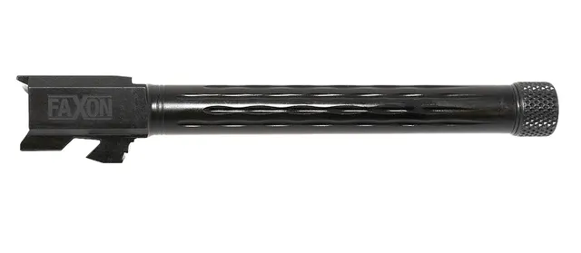Faxon Firearms Match Series Glock G34 Flame Fluted Barrel 416R - Threaded | Black Nitride