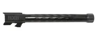 Faxon Firearms Match Series Glock G34 Flame Fluted Barrel 416R - Threaded | Black Nitride