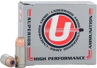 UNDERWOOD AMMO .45ACP +P 230GR. JHP 20-PACK