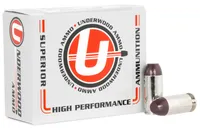 UNDERWOOD AMMO 460 ROWELAND 255GR. HARD CAST FLAT NOSE