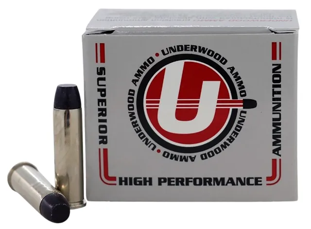 UNDERWOOD 357 MAG 180GR  LEAD FLAT NOSE ...