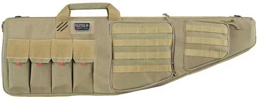 GPS TACTICAL AR CASE 42" TAN W/EXTERNAL ...