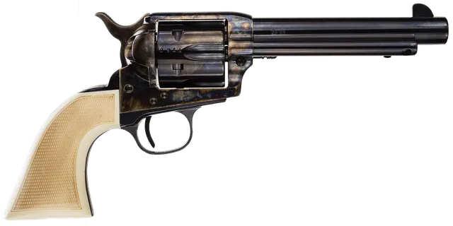 Taylor's 1873 Cattleman Marshal 5.5in .45 LC 6rd Blued Revolver