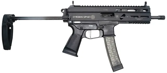 Grand Power Stribog SP9A3 Pistol - Black...