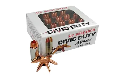 G2 Research 40 S&W 122GR HOLLOW POINT 20...