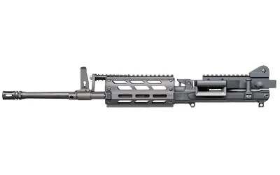 FightLite MCR DUAL-FEED AR-15 Upper Assembly - Black | 5.56 NATO | 16.25” Quick-Change Barrel | Accepts AR-15 Magazines & M27 Linked Ammo | M-LOK Rail-Interface System