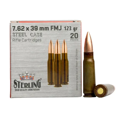 STERLING SC 762X39 123GR FMJ 20/1000