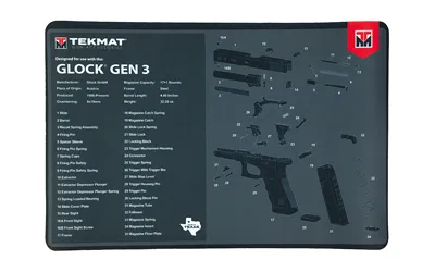 TekMat TEKMAT PISTOL MAT FOR GLOCK GEN3