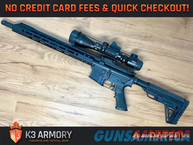 Anderson AR-15 Rifle | 5.56 NATO | 16" Barrel | Optic and Upgrades Included