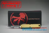 MICROTECH UTX-85 GEN IV D/E PARTIAL SERRATED TAN (12324-2TA) *BRAND NEW* - FREE SHIPPING