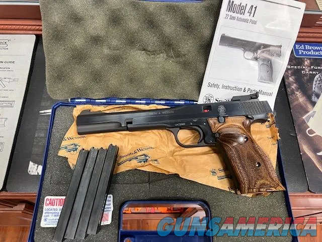 Model-41, 7" bbl, 22lr (circa-2001)