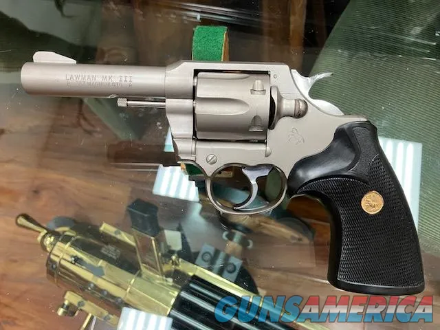Colt Lawman MK III(Nickel) .357 Mag for sale at GunsAmerica.com