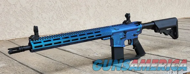 Custom typhoon cerakote AR-15 with M-LOK...