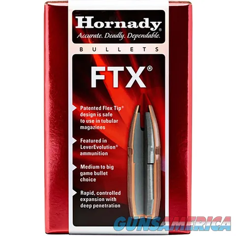 HORNADY BULLETS 35 CAL .355 165GR FTX 350 LEGEND 100CT
