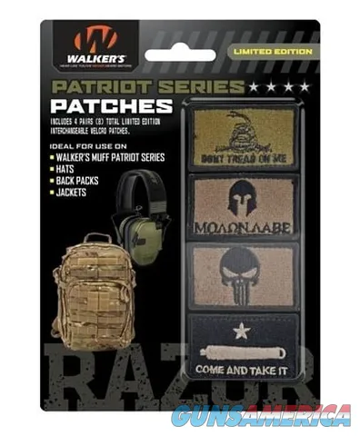 Walkers Game Ear Patriot Muff Patch Kit GXPPATKIT